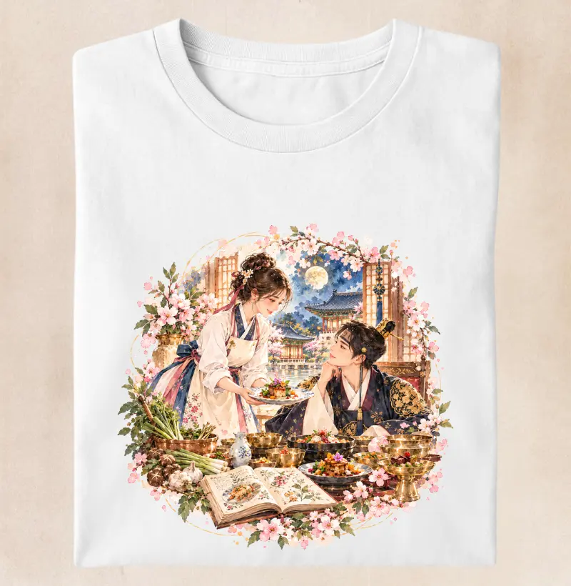 Camiseta Sabores do Destino em Aquarela
