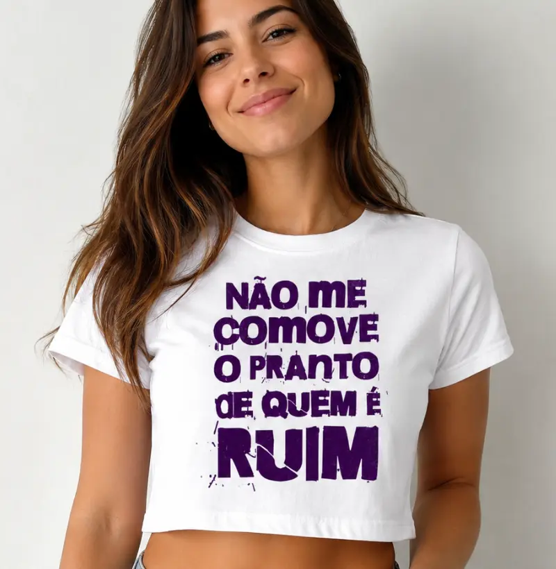 Não me comove o pranto de quem é ruim