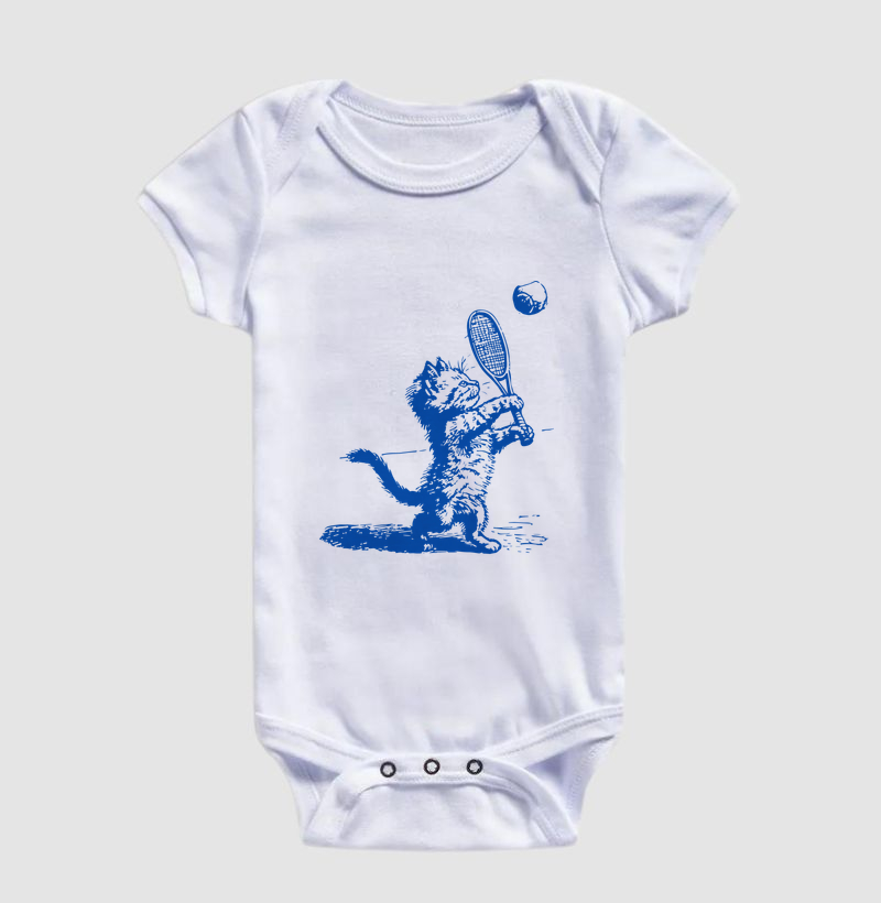 CAT PLAYS TENNIS - Body Infantil