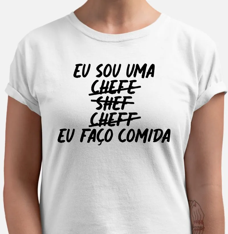Eu faço comida Feminina