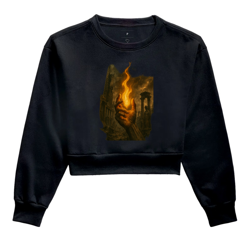 Camiseta "Caos e Ordem" – O Fogo Que Molda o Destino