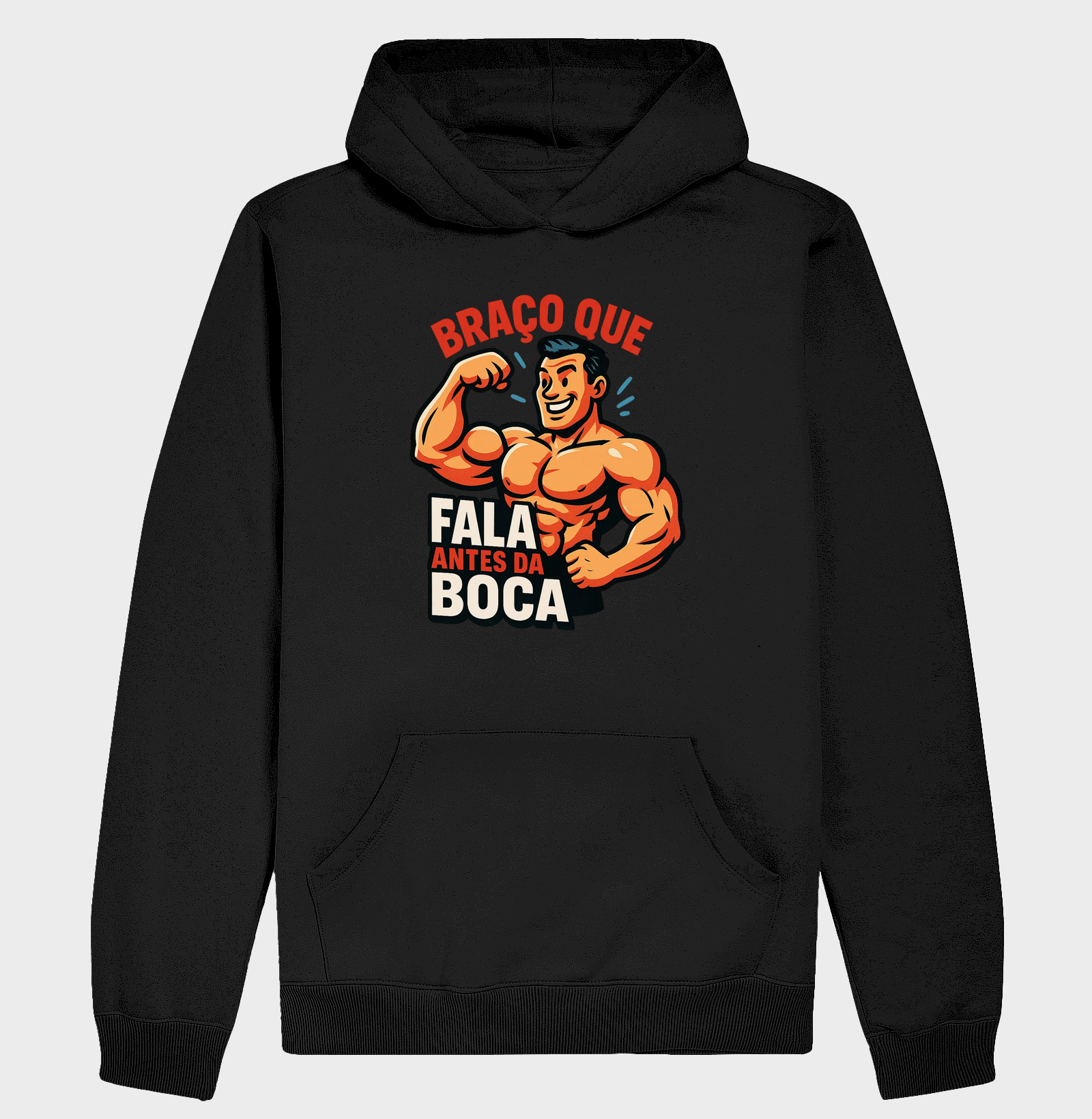 Braço que fala antes da boca