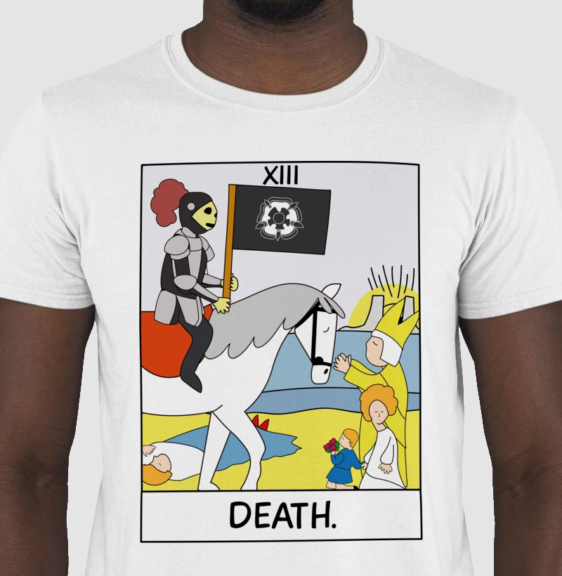 Camiseta Big Carta - Death - Estampa Tarot