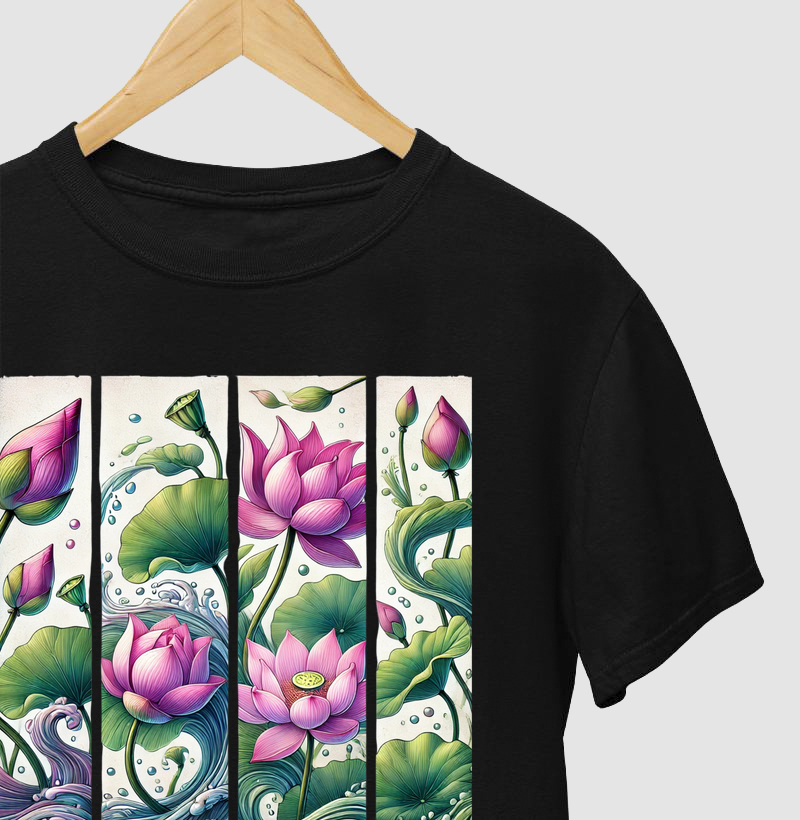 Flor de Lótus desabrochar