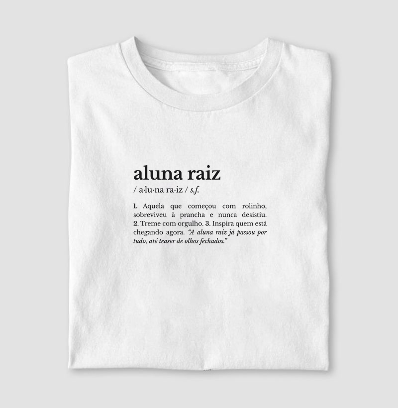 aluna raiz – substantivo feminino