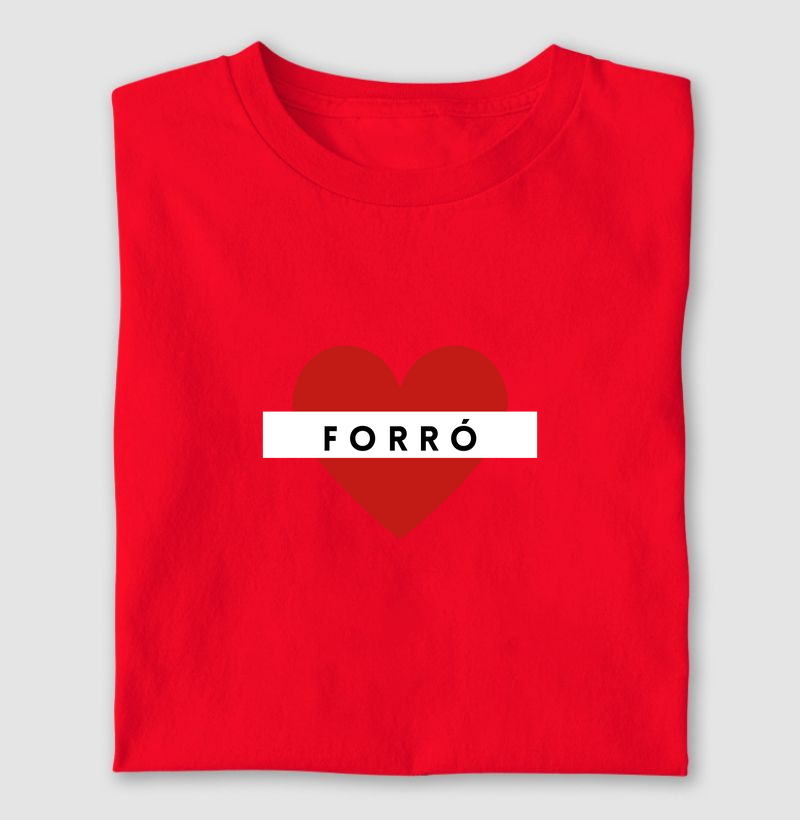 Forró coração grande