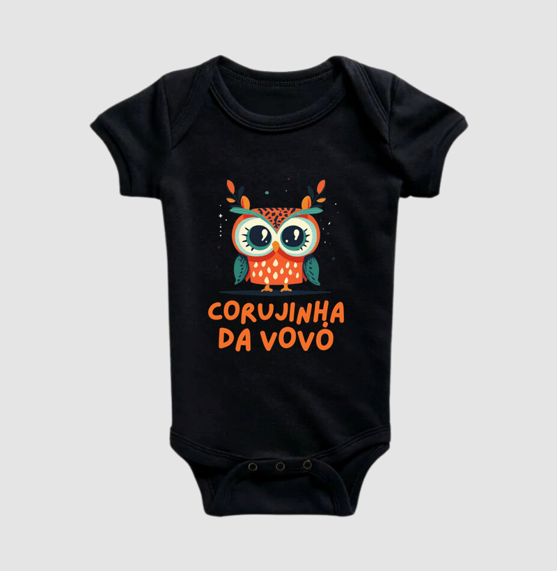 Corujinha da Vovó (body bebê)