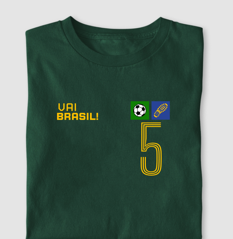 Camiseta Corrida - Vai Brasil 5k