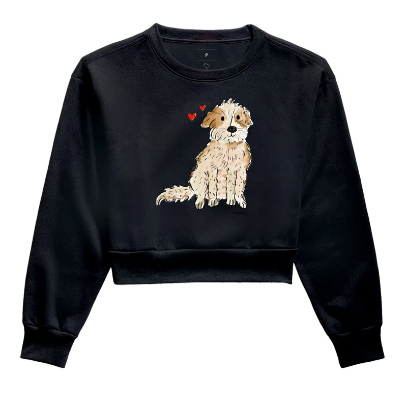 Moletom cropped Jack