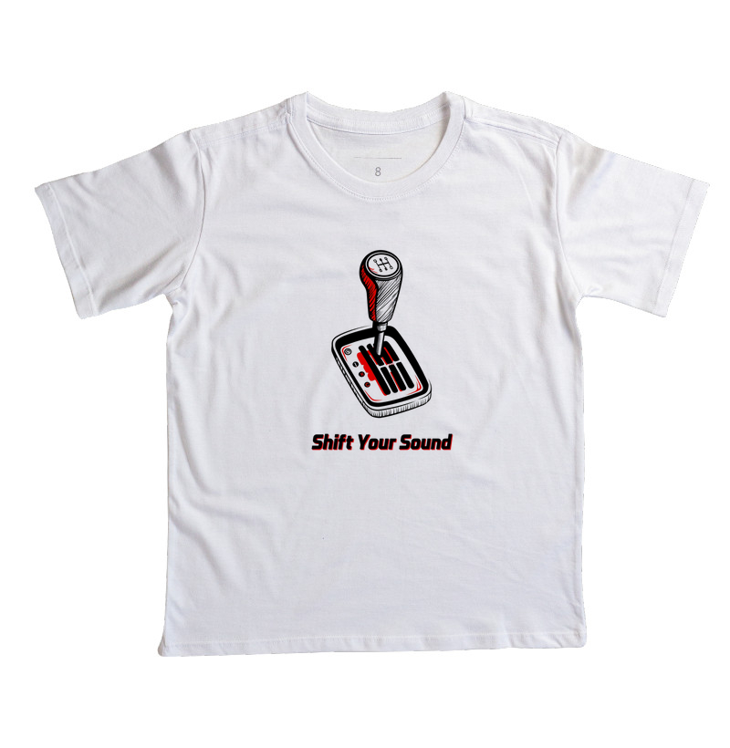 Shift Your Sound Camiseta - Câmbio Manual e Música Rock