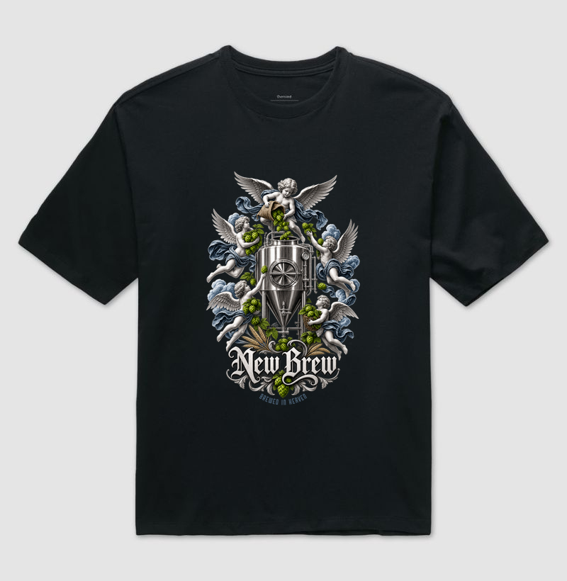Brewed In Heaven - New Brew - Camiseta Oversized