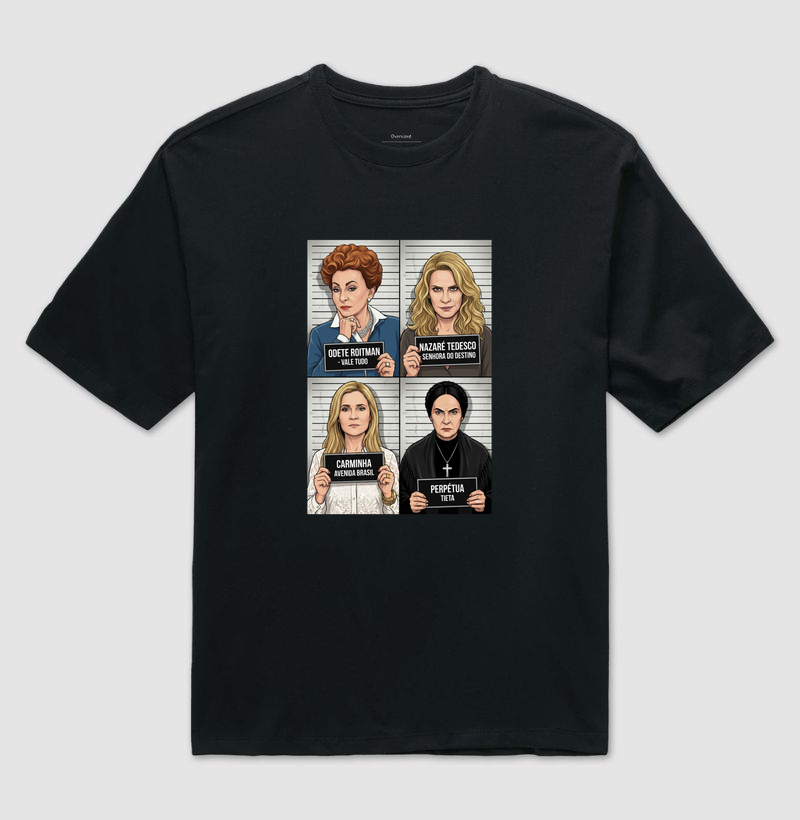 Camiseta As Vilãs das Novelas: As Donas da Maldade | Coleção Ô Bicha