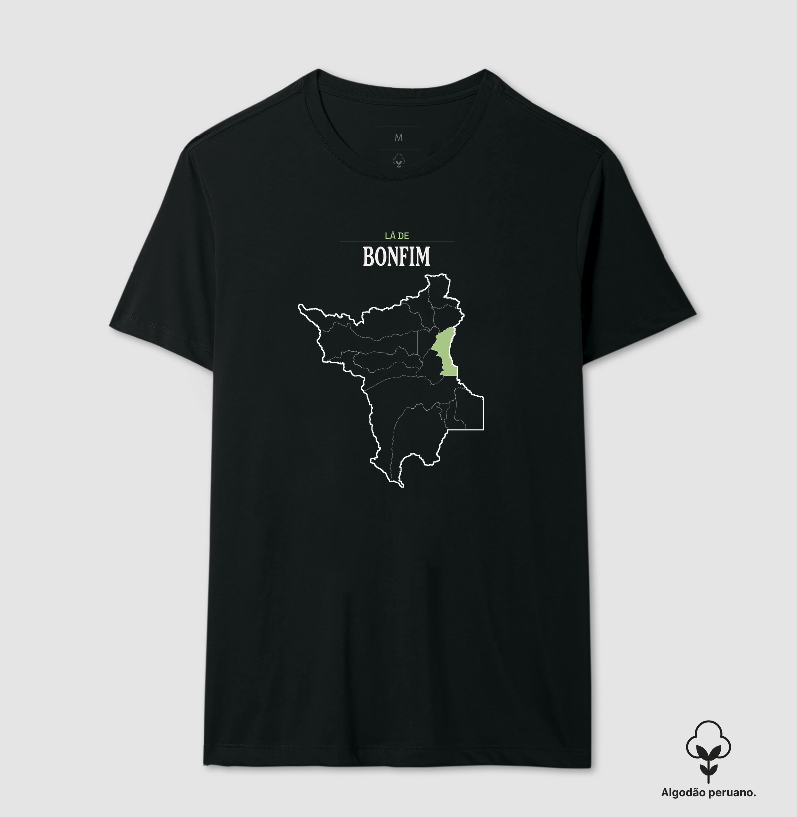Bonfim | Território RR - Camiseta Algodão Peruano