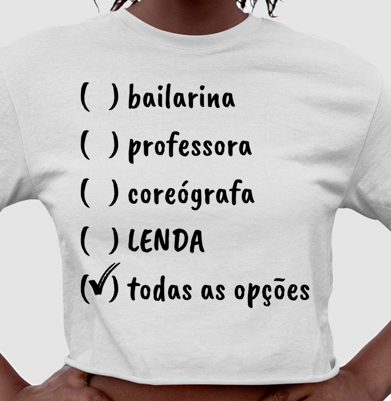 bailarina, todas as opções