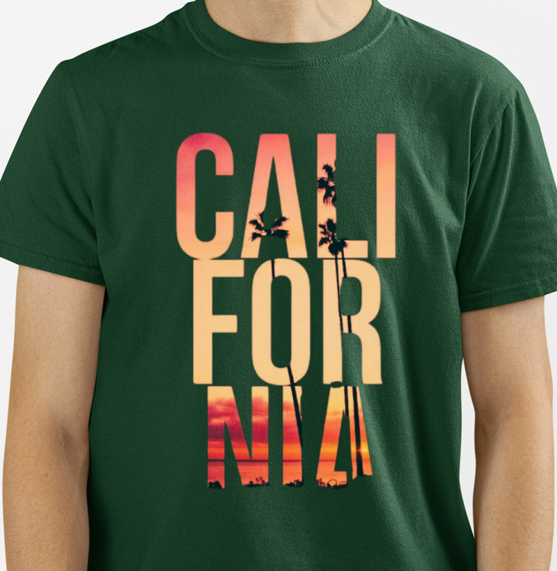 Camiseta Masculina - Califórnia