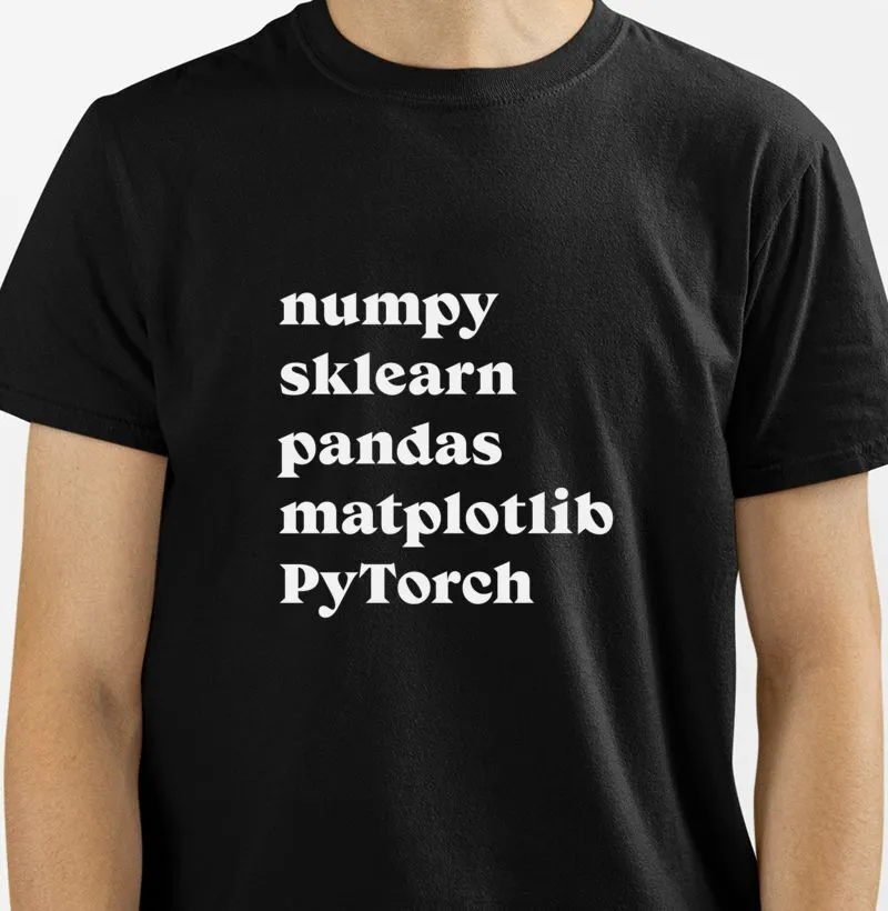 Camiseta  Data Science Tools