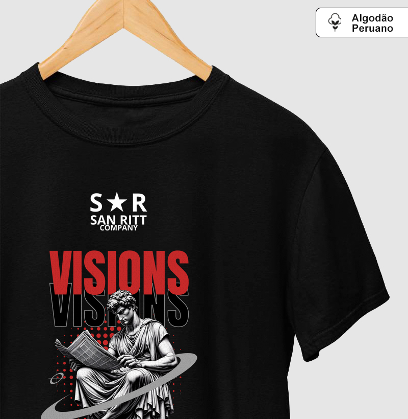 Camiseta Algodão Peruano R★S VISIONS