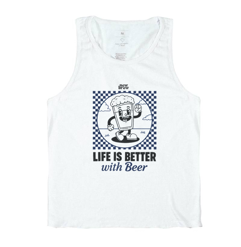 Life Is Better With Beer Retro - New Brew
