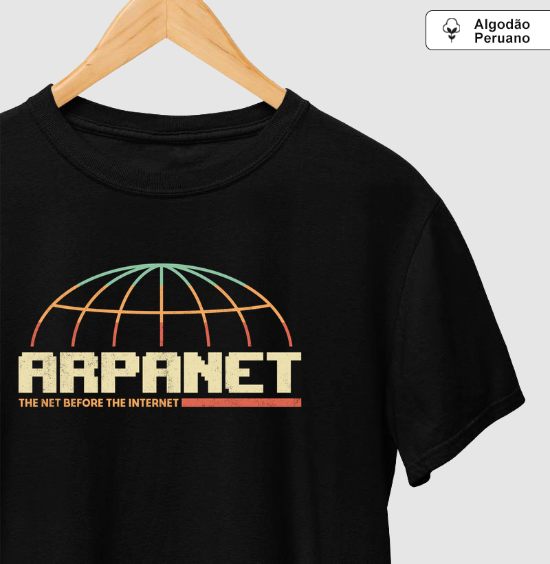 Camiseta  Retro Network - Camiseta Algodão Peruano