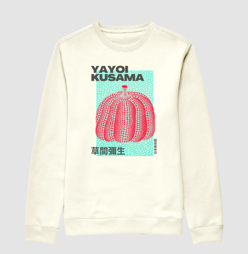 Pumpkin Works -  Yayoi Kusama - Suéter Moletom