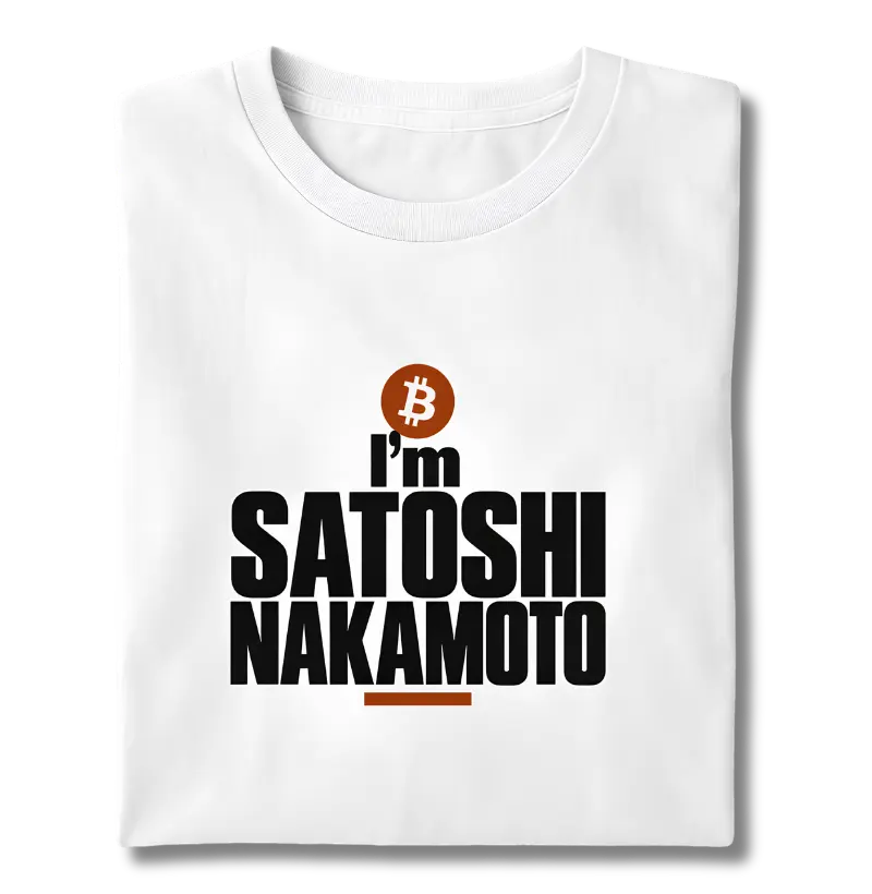 Camiseta Satoshi Nakamoto