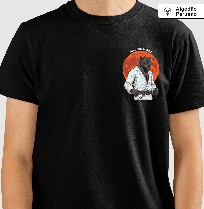 Pantera Negra - Jiu-Jitsu Lifestyle - Algodão Peruano