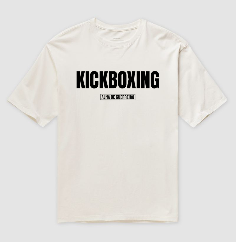 Camiseta Oversized Kickboxing All Type - ADG