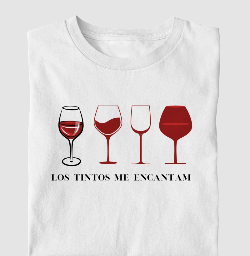 Camiseta Adulta - Los tintos me encantam
