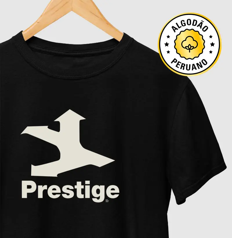 Prestige Records - Camiseta Algodão Peruano