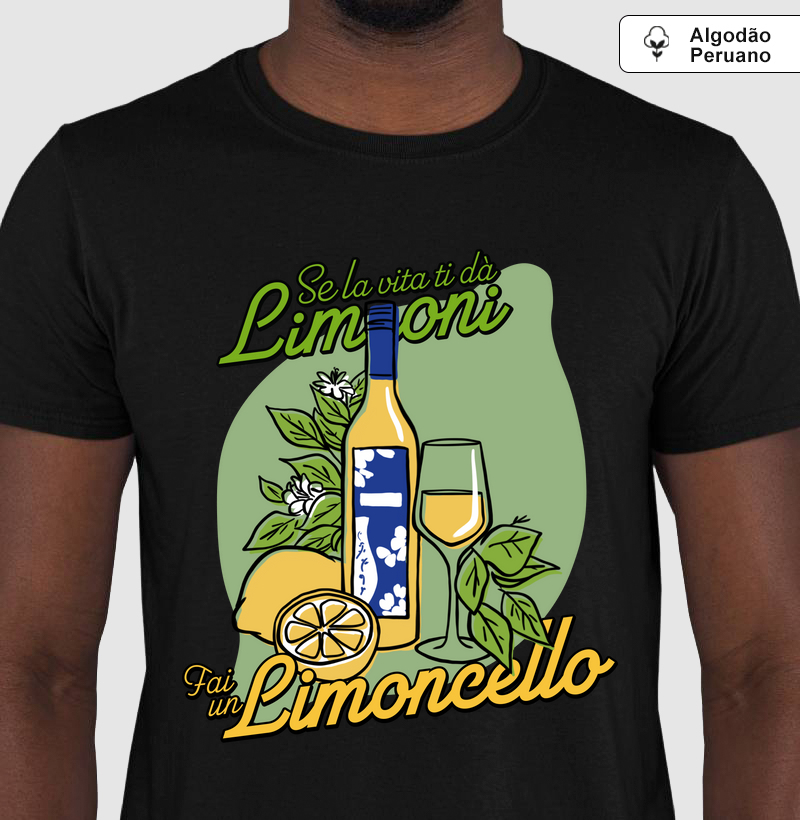 Camiseta Algodão Peruano Limoncello