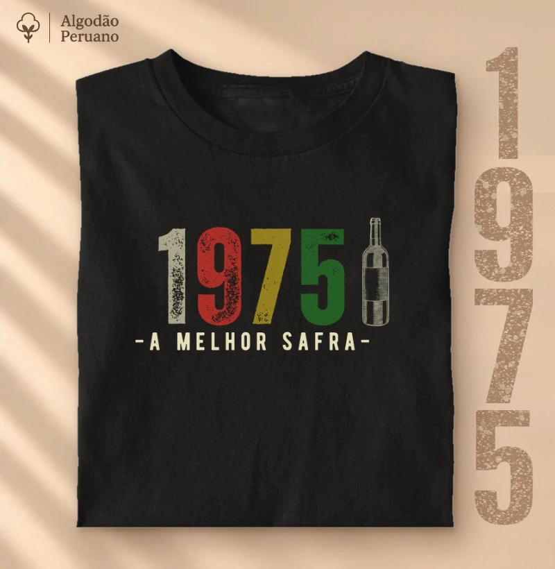 Camiseta A Melhor Safra 1975