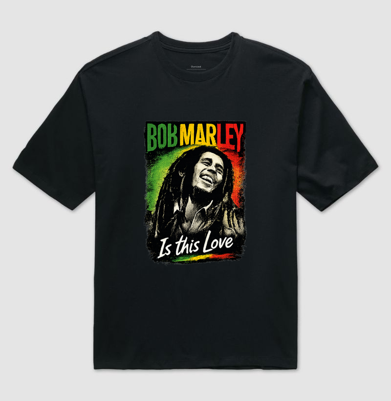 🔥 Camiseta Bob Marley – Is This Love