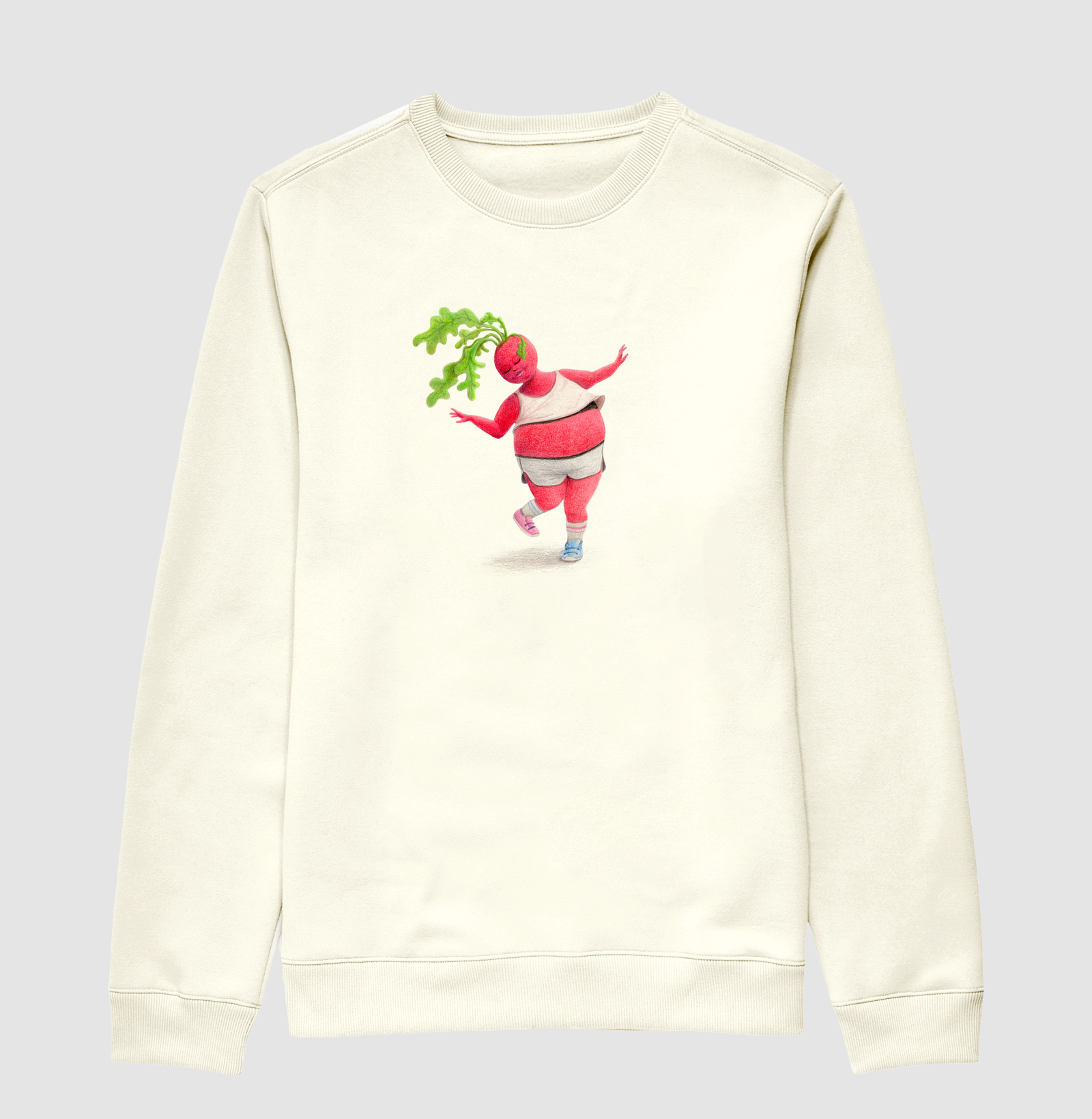 Suéter Moletom Beterraba Dançante