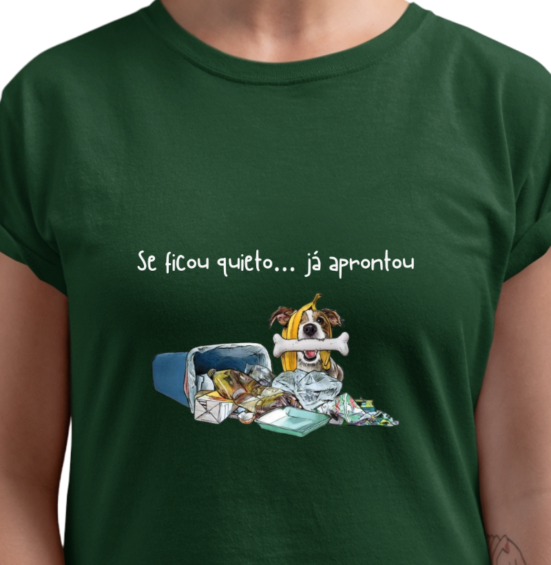 Se ficou quieto... Já aprontou