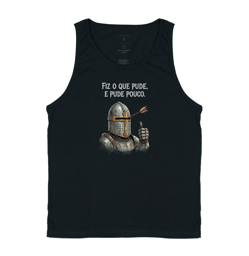 FIZ O QUE PUDE, E PUDE POUCO.