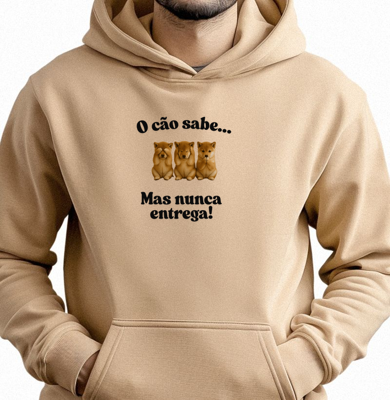 O cão sabe...mas nunca entrega!