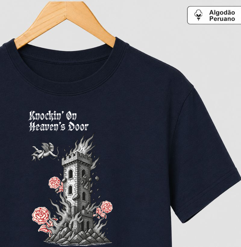  Camiseta Torre Guns Coleção Música. Masculino e feminino. Algodão Peruano.