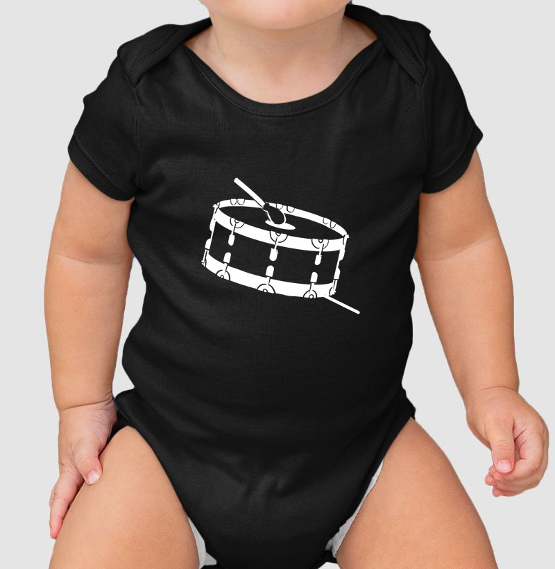 Zabumba no peito - Body Infantil