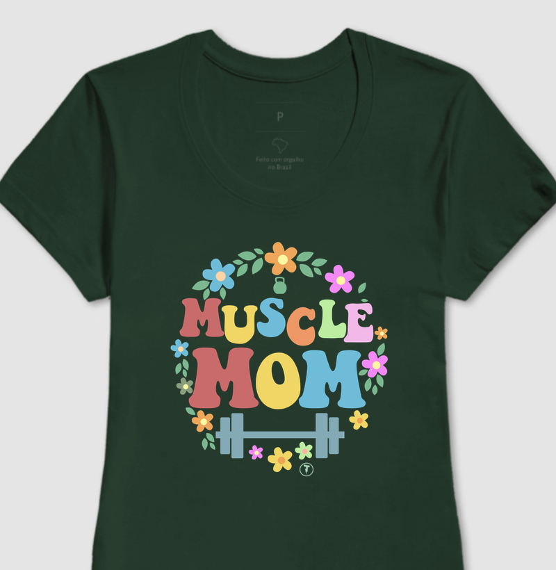 Camiseta Muscle Mom