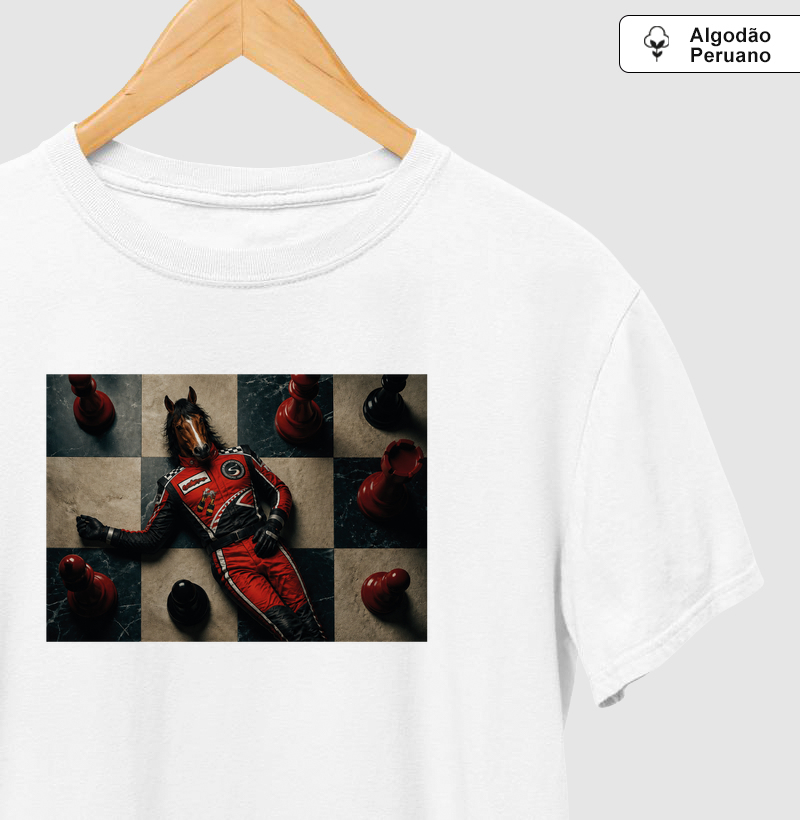 Camiseta Peruano Xeque-Mate (Masculina) - Camiseta Algodão Peruano