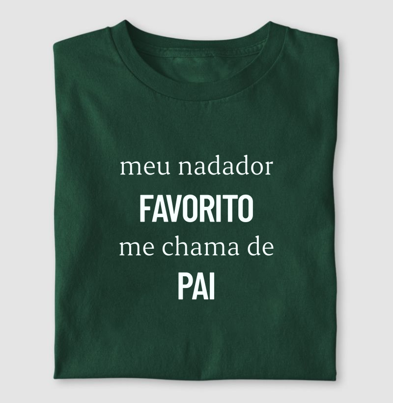 Meu nadador favorito me chama de pai