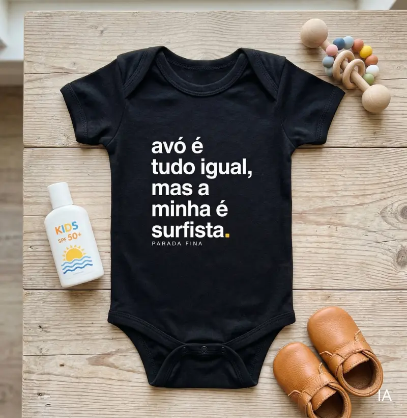 Avó é tudo igual, mas a minha é surfista