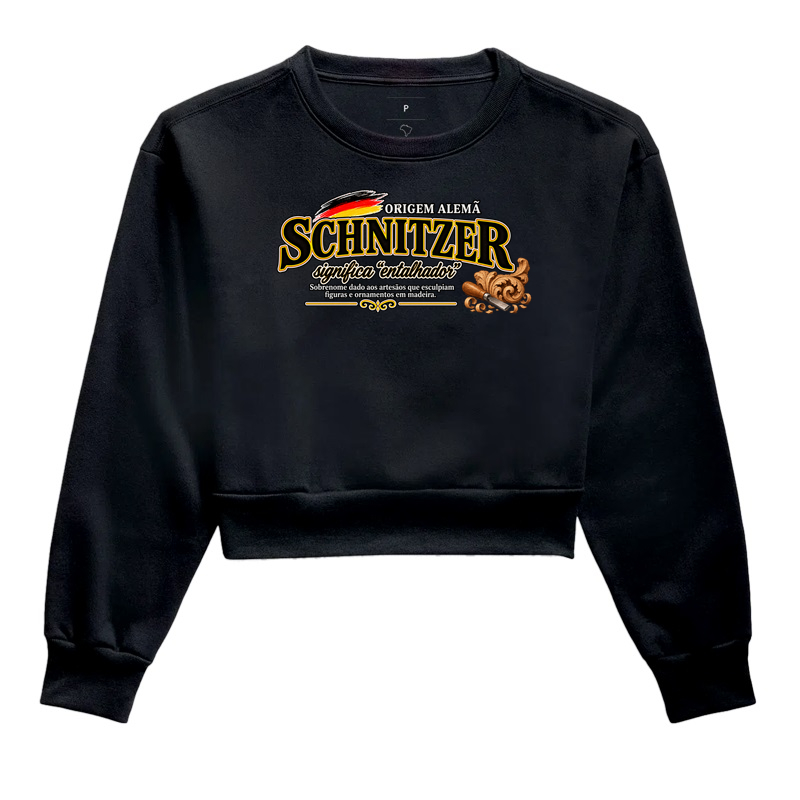 Schnitzer  - Cropped Moletom