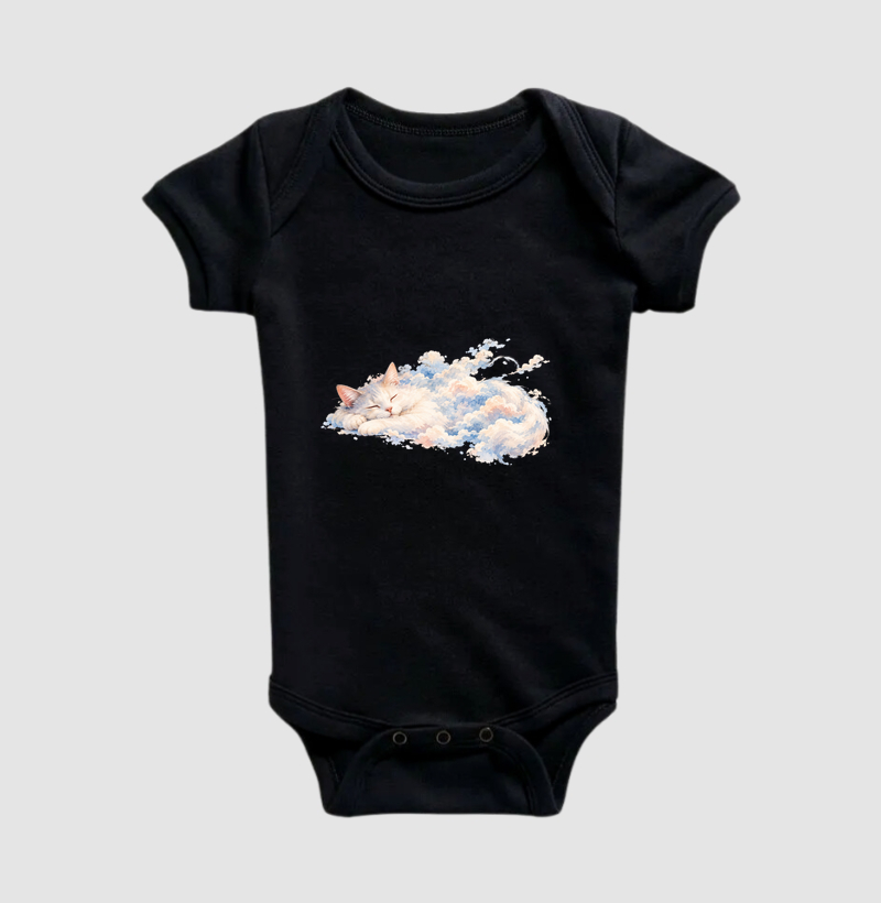 Nuvem de Gato - Body Infantil