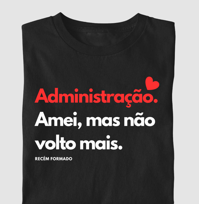 Camiseta Administração