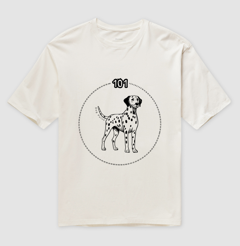 Camiseta Dog Pulse - Dálmata 101 Voltas