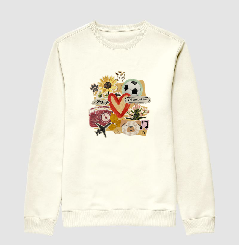 colagem futebol fem e outros amores cachorro