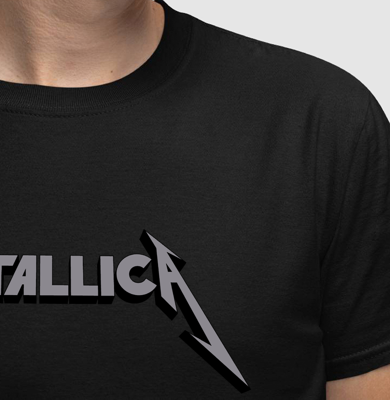 Metallica Logo Cinza