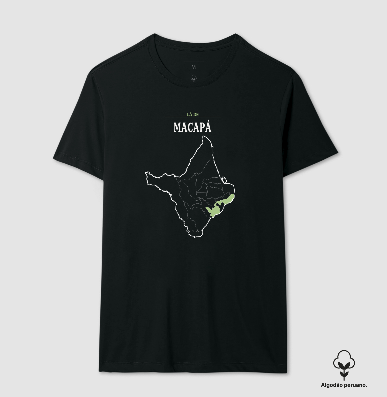Macapá | Território AP - Camiseta Algodão Peruano
