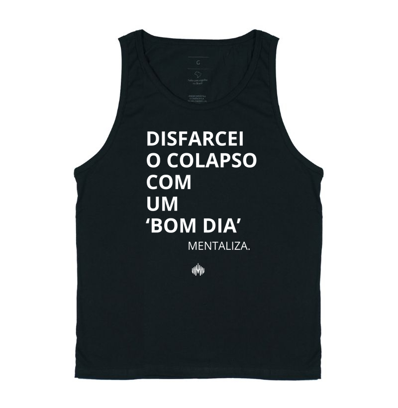 Disfarcei o colapso com um 'bom dia'